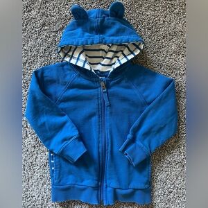 VGUC Hanna Andersson Unisex Zip Hoodie Size 90 (3T)